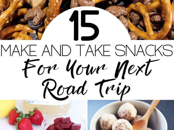 15 Make and Take Snacks for your Next Road Trip