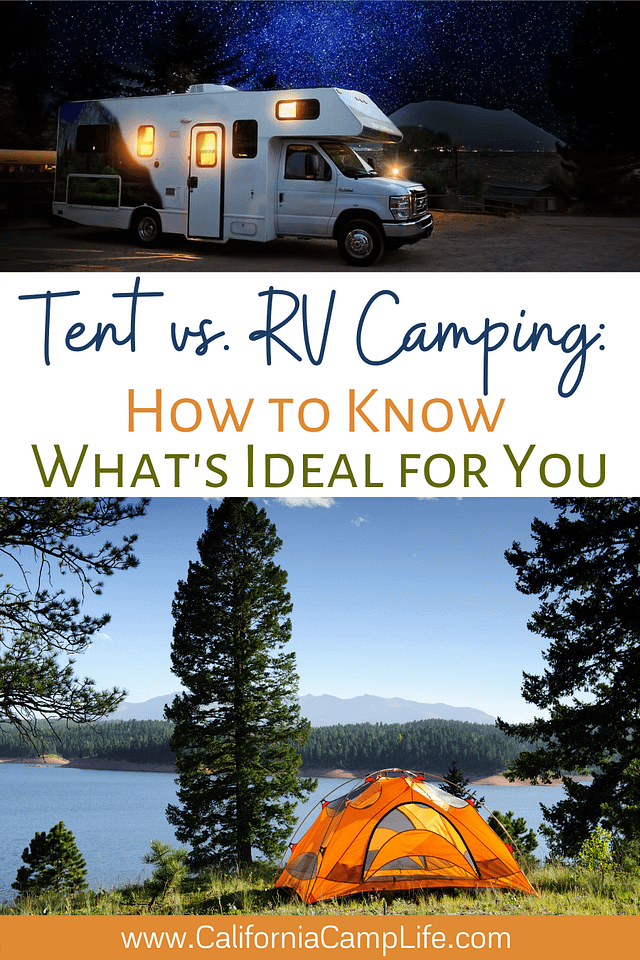 Tent vs. RV Camping 